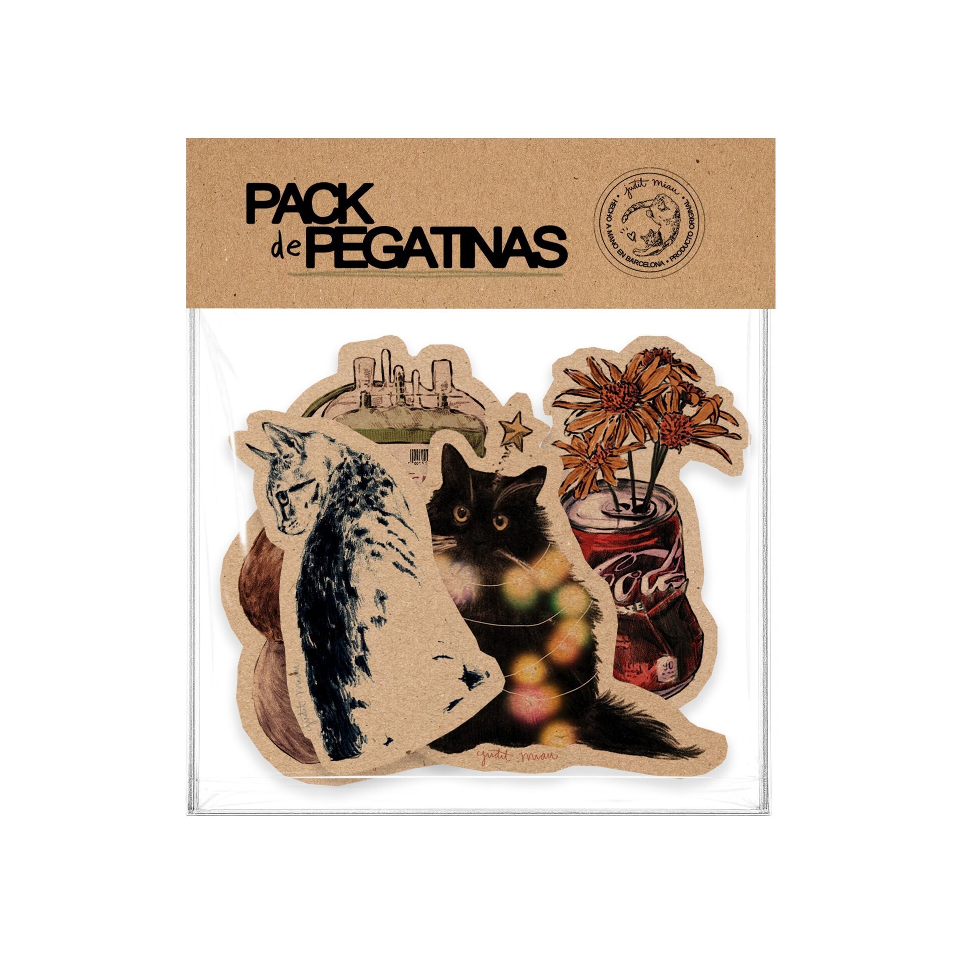Pack sorpresa de Pegatinas Kraft - 1