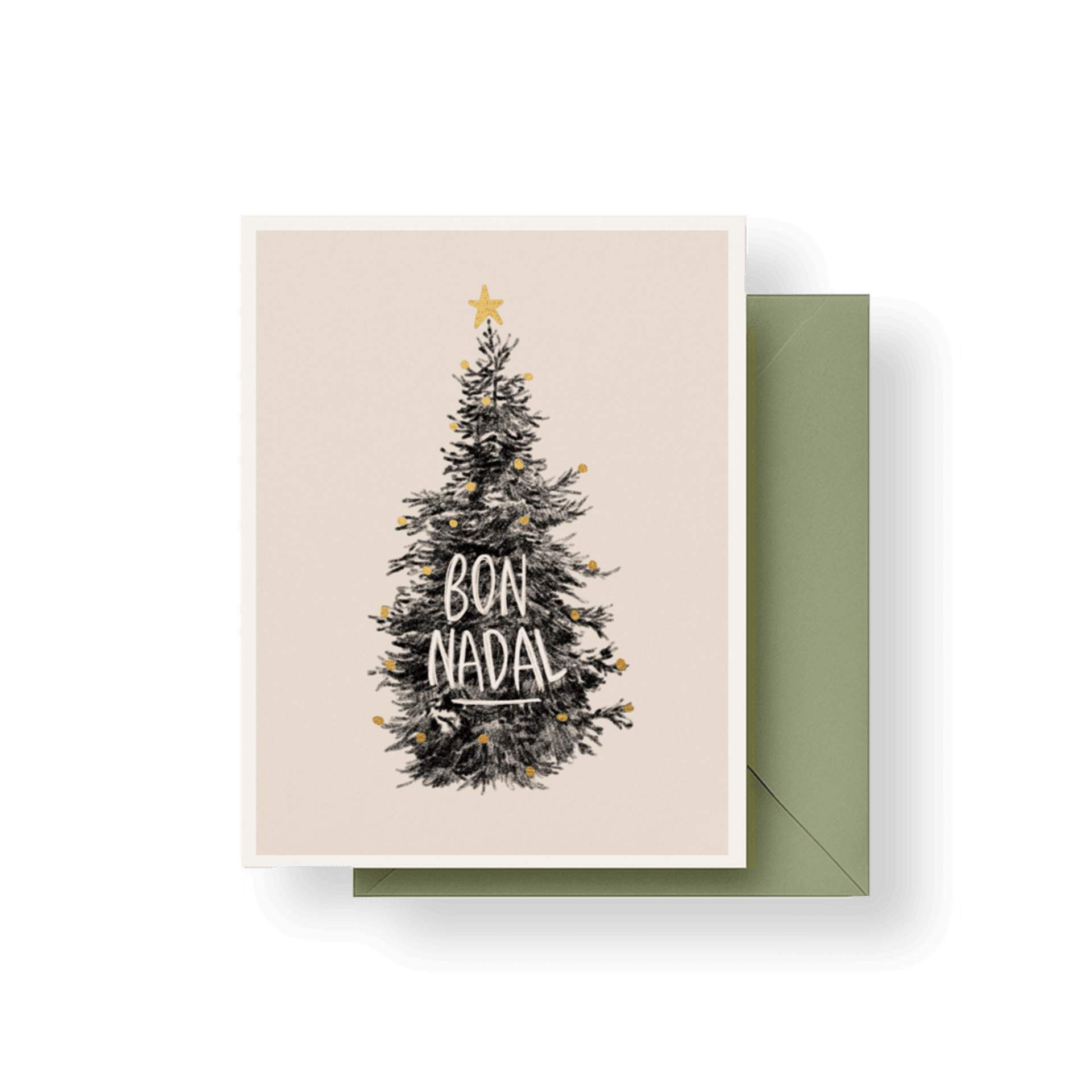 Postal de Navidad - Arbre de nadal - 1