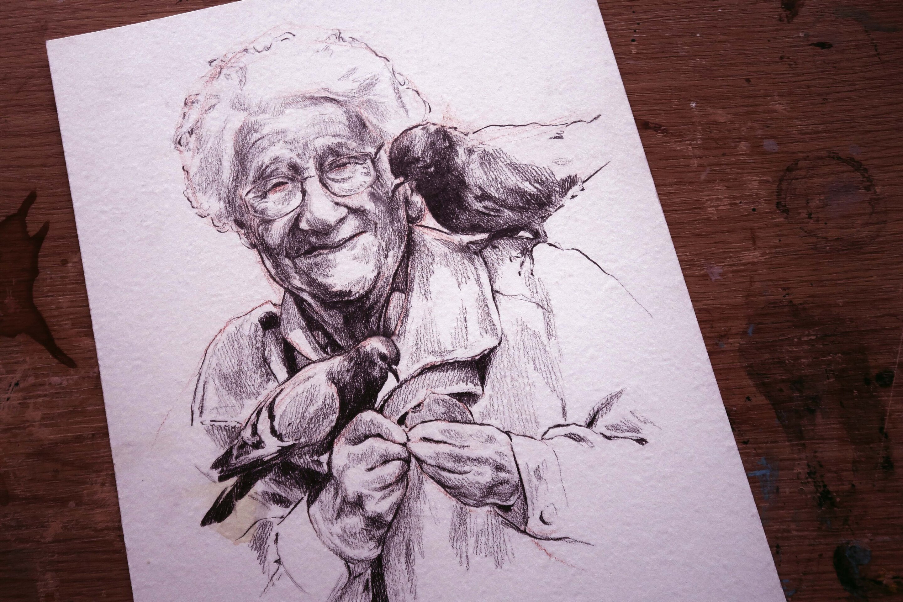 Boceto abuela - 1